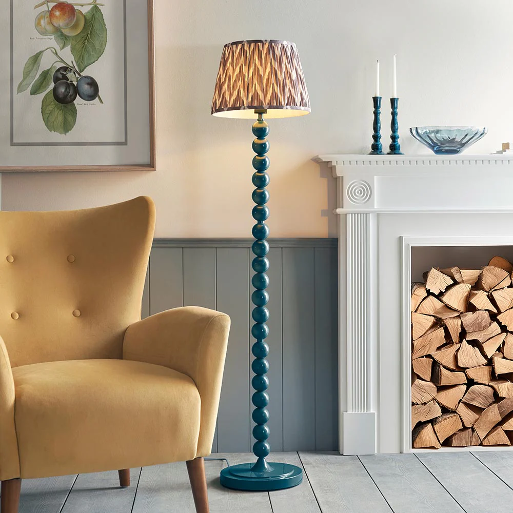Auralis Zigzag Floor Lamp In Various Finishes E27 - Image 141