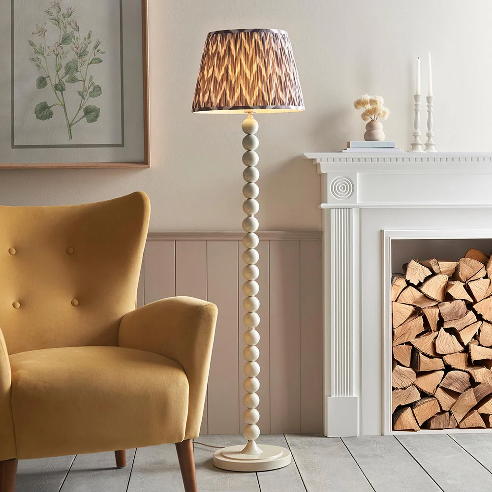 Auralis Zigzag Floor Lamp In Various Finishes E27 - Image 2