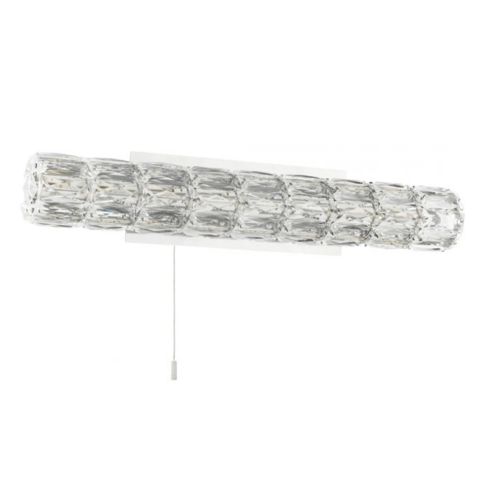 Aurora LED Crystal Bathroom Wall Light IP44 - Polished Chrome - Image 2
