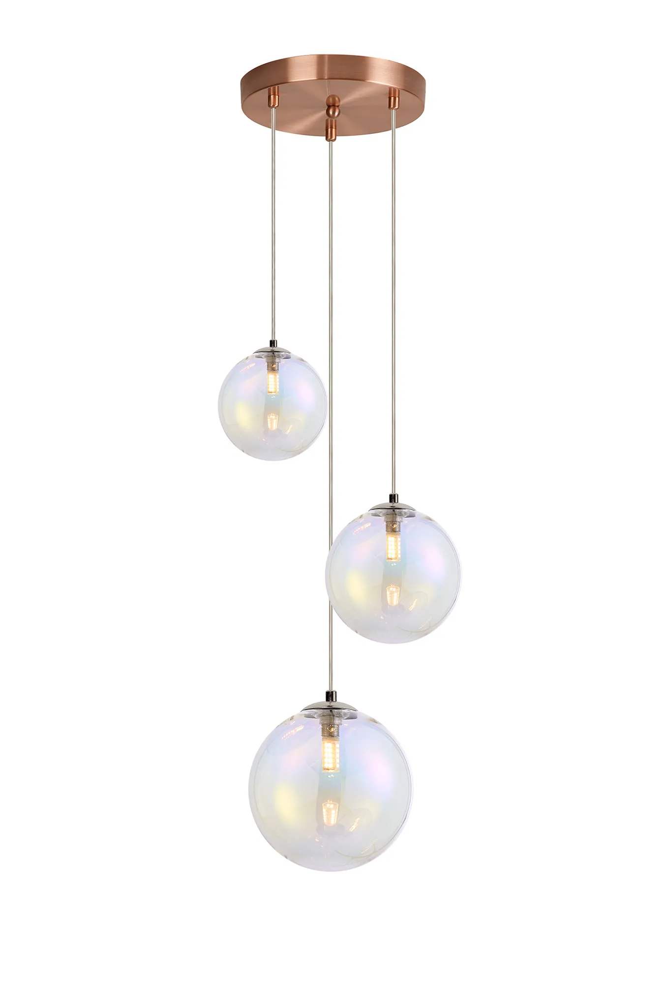 Seville 31cm Round Pendant, 3 x G9 - Image 20