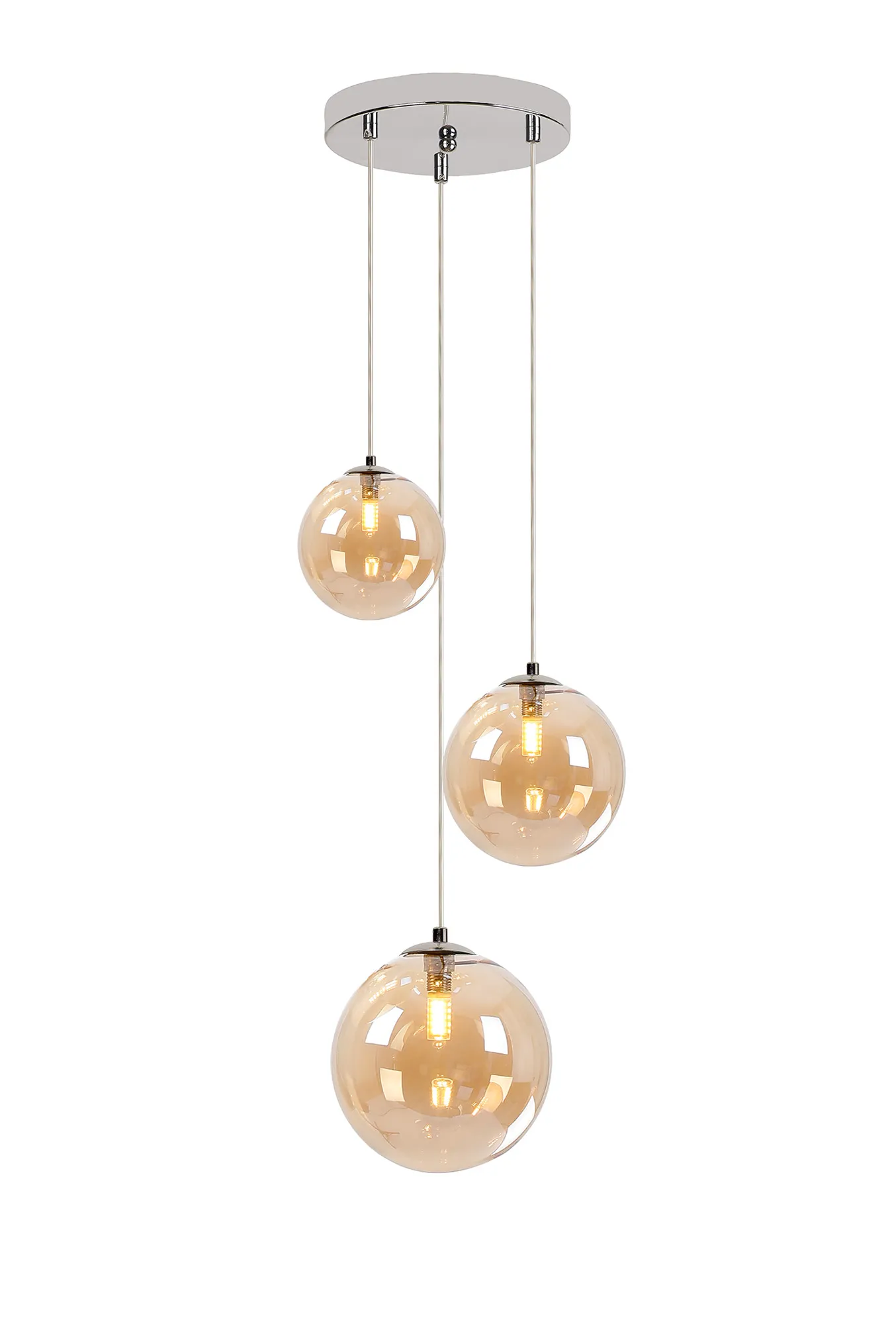 Seville 31cm Round Pendant, 3 x G9 - Image 47