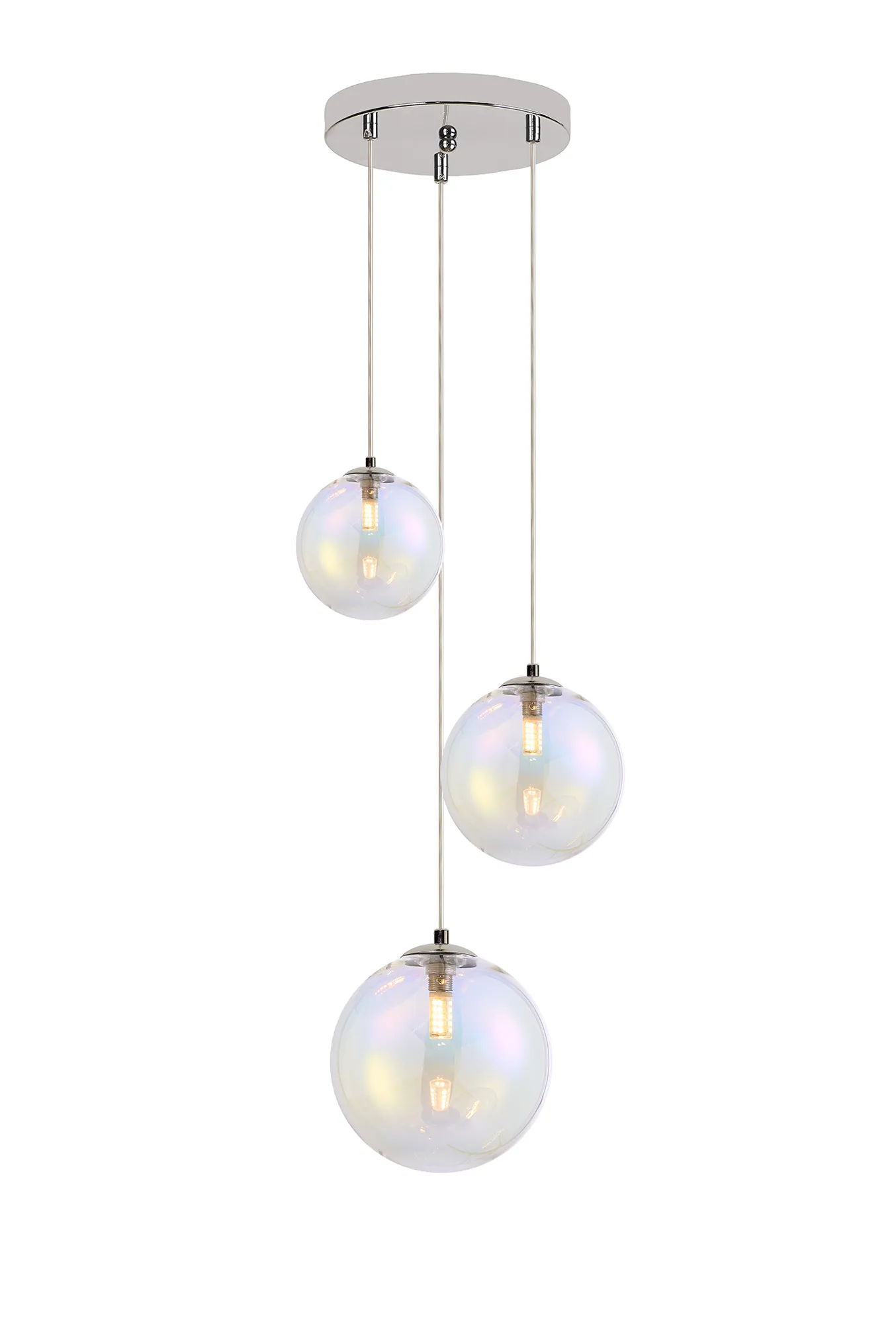 Seville 31cm Round Pendant, 3 x G9 - Image 60