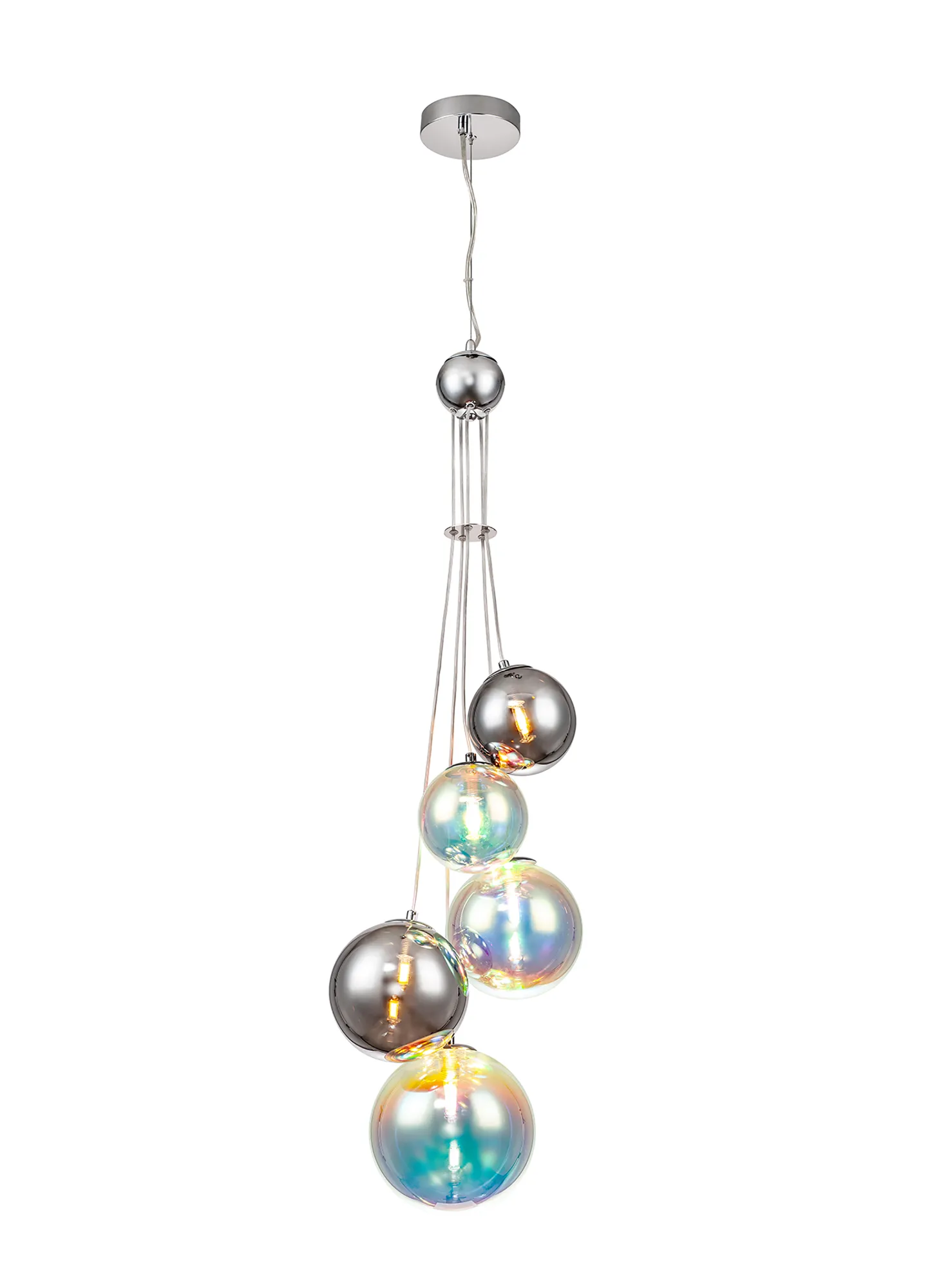 Seville 5 Light Cluster Pendant G9 - Image 17