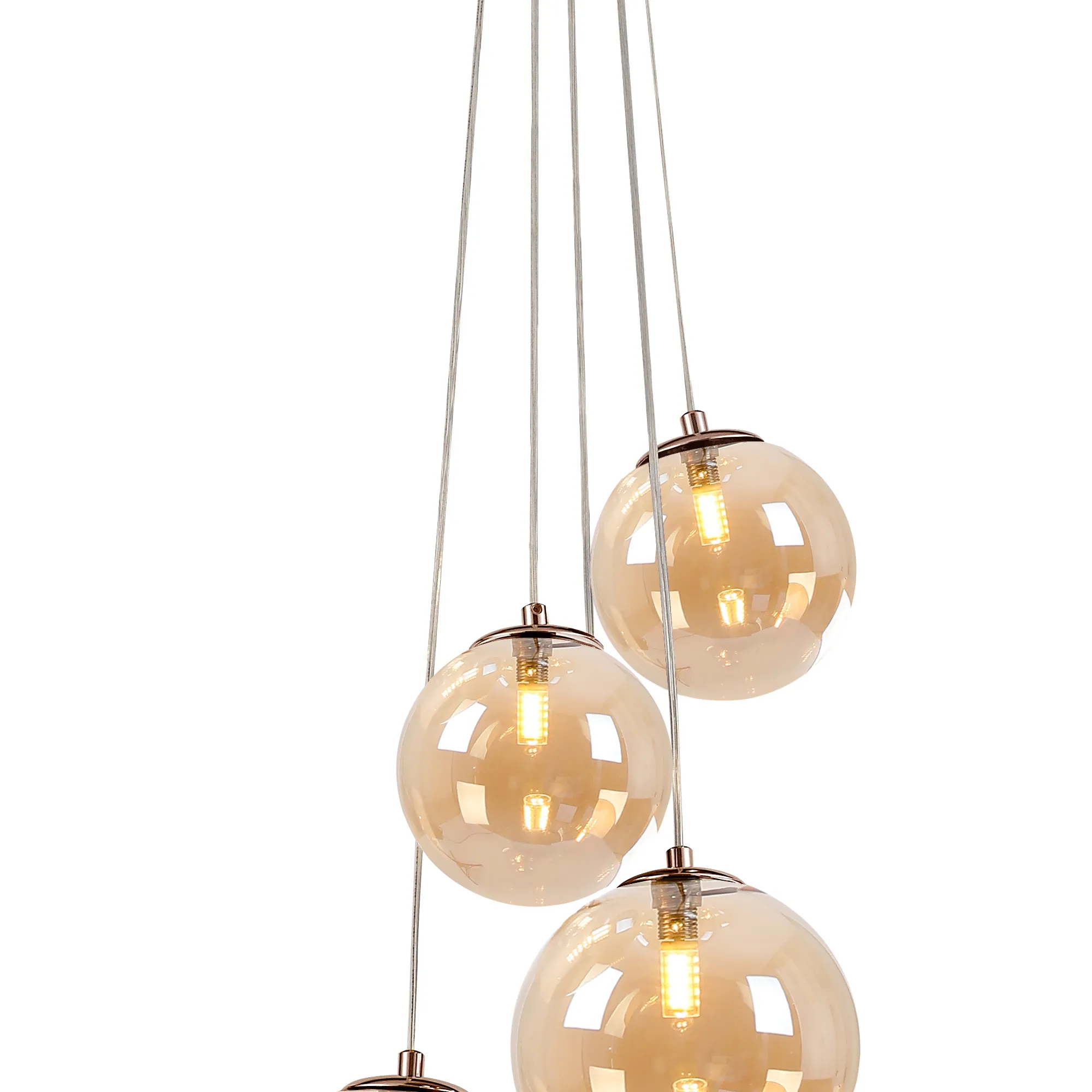 Seville 5 Light Cluster Pendant G9 - Image 52