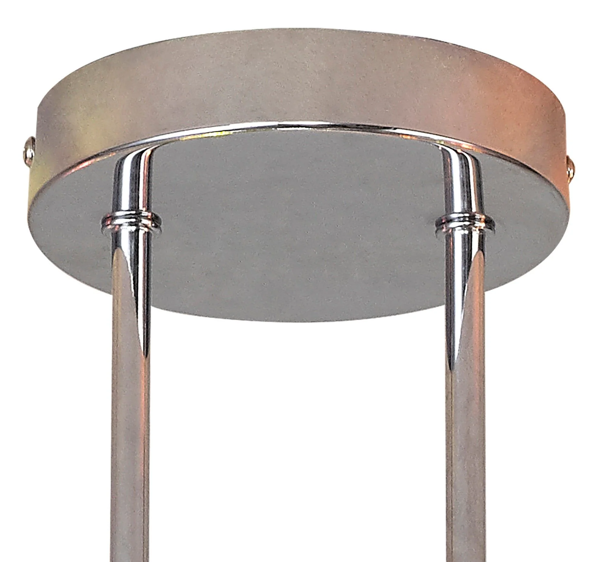 Seville Semi Flush 4lt Ceiling Light, Copper & Opal/Polished Chrome & Iridescent/Polished Chrome & Black, Smoked Glass - Image 8