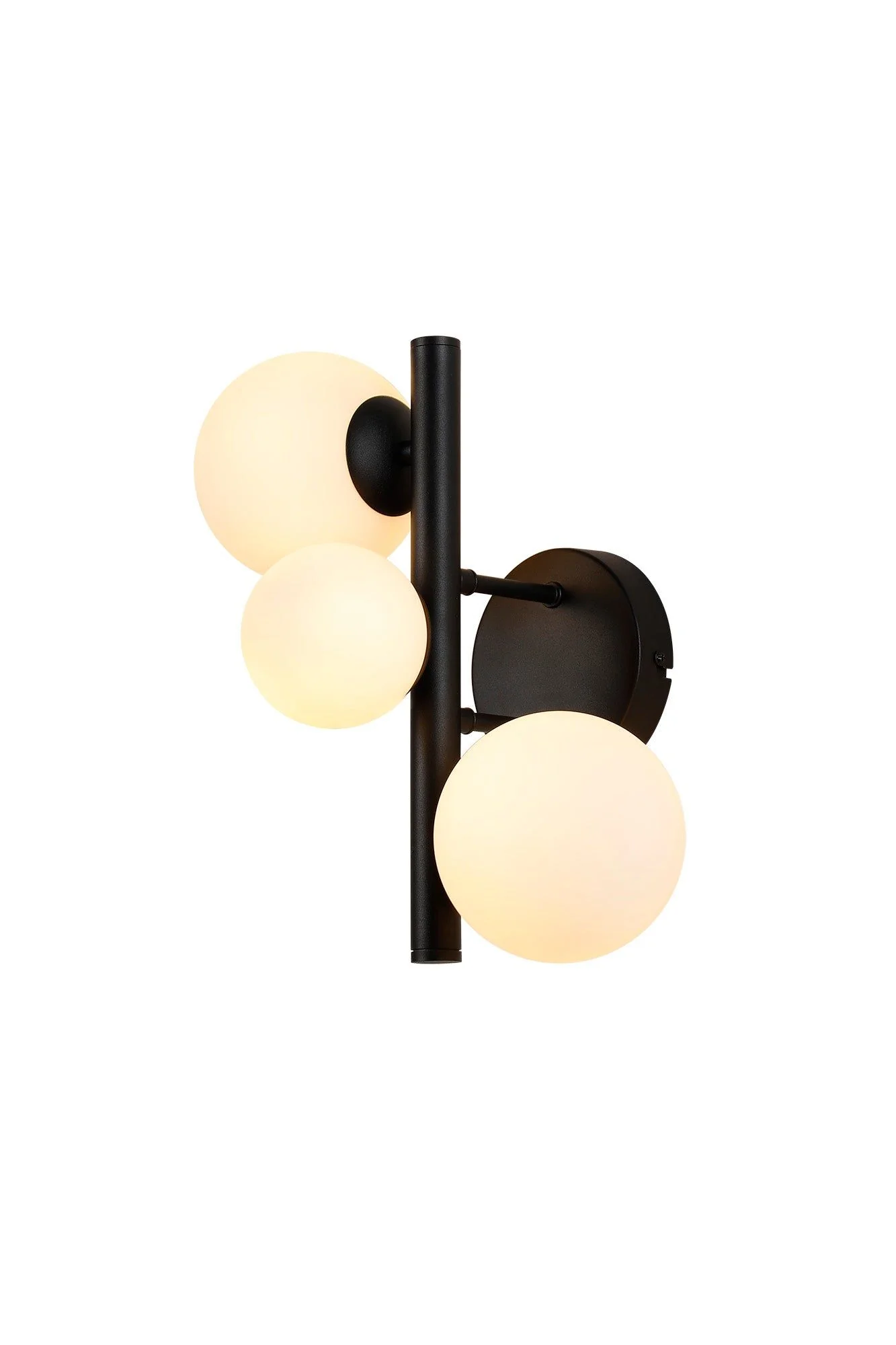 Seville 3 Lt Wall Light, Gold/Black/Nickel - Various Shade Finishes - Image 4