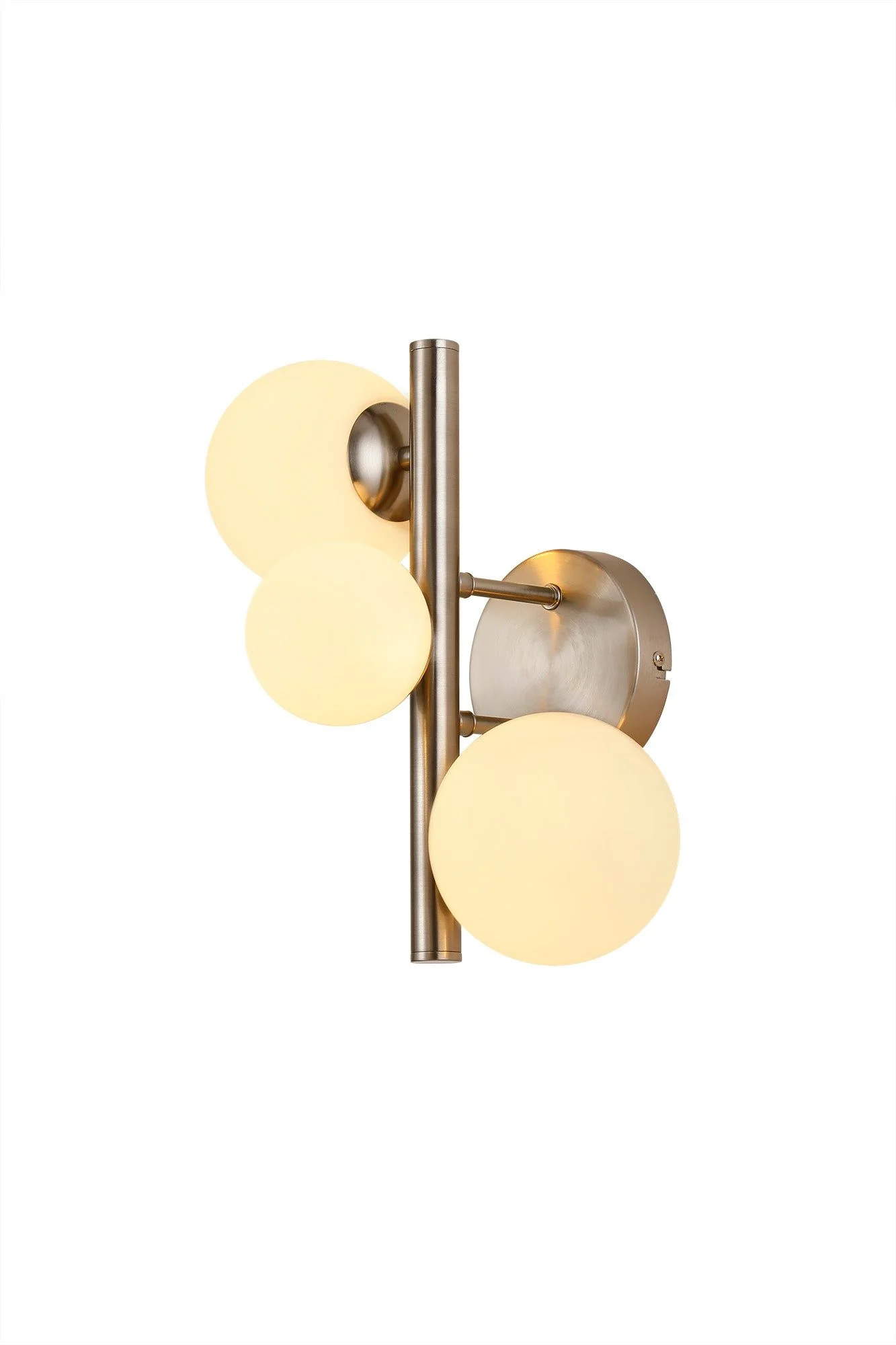 Seville 3 Lt Wall Light, Gold/Black/Nickel - Various Shade Finishes - Image 5