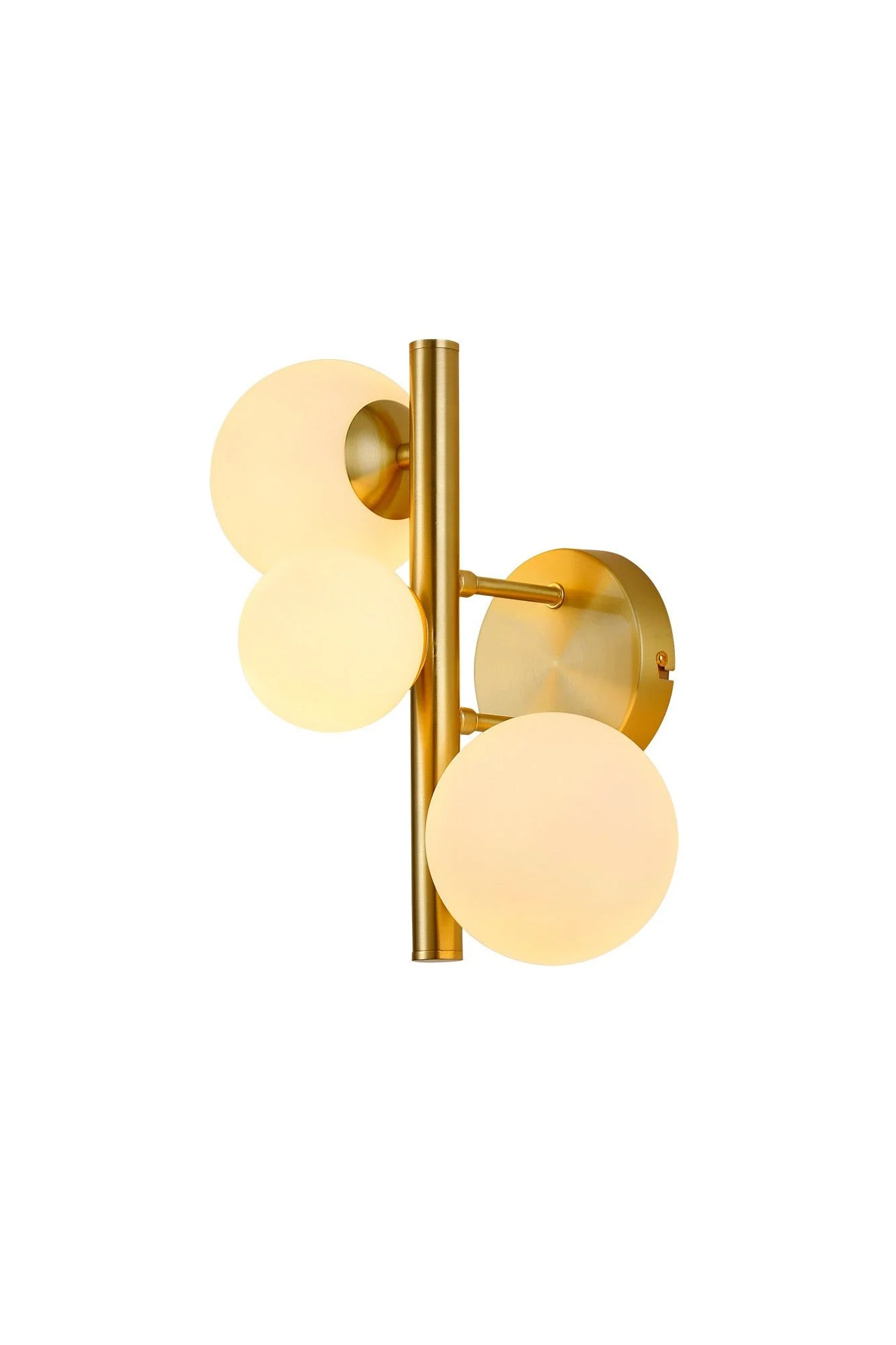 Seville 3 Lt Wall Light, Gold/Black/Nickel - Various Shade Finishes - Image 6