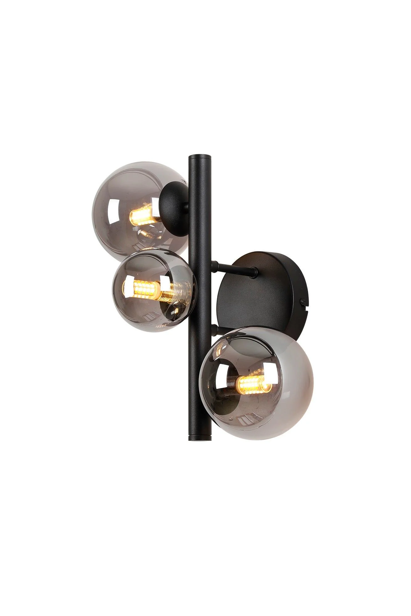 Seville 3 Lt Wall Light, Gold/Black/Nickel - Various Shade Finishes - Image 7