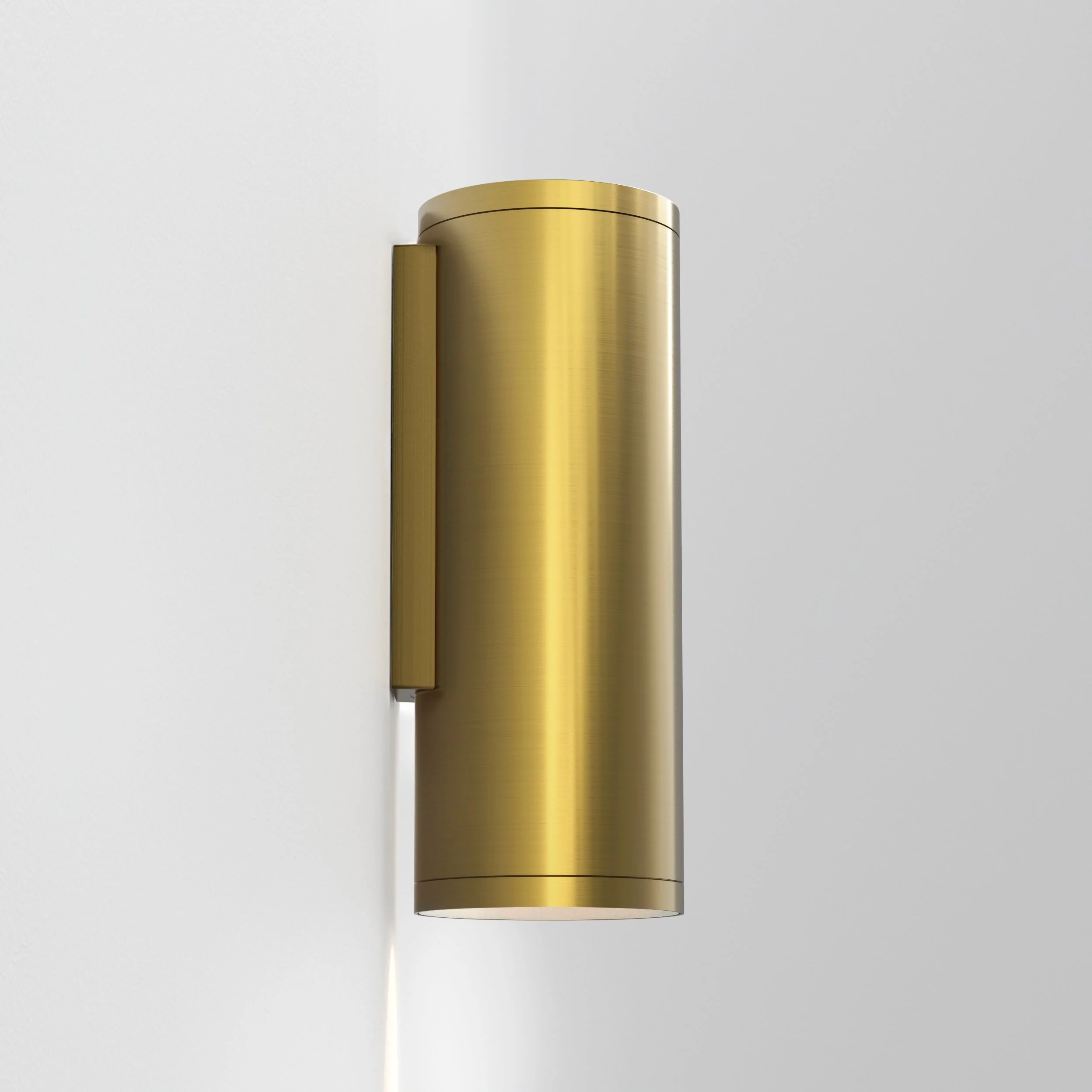 Ava 1/2Lt Coastal Coastal Wall Light in Brushed Stainless Steel/PVD Brushed Brass GU10 IP44 - Image 14