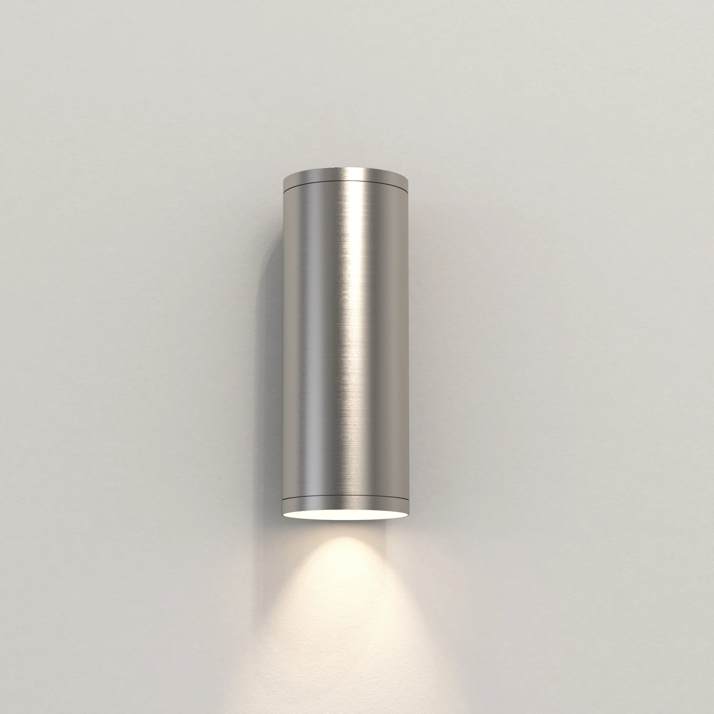 Ava 1/2Lt Coastal Coastal Wall Light in Brushed Stainless Steel/PVD Brushed Brass GU10 IP44 - Image 2