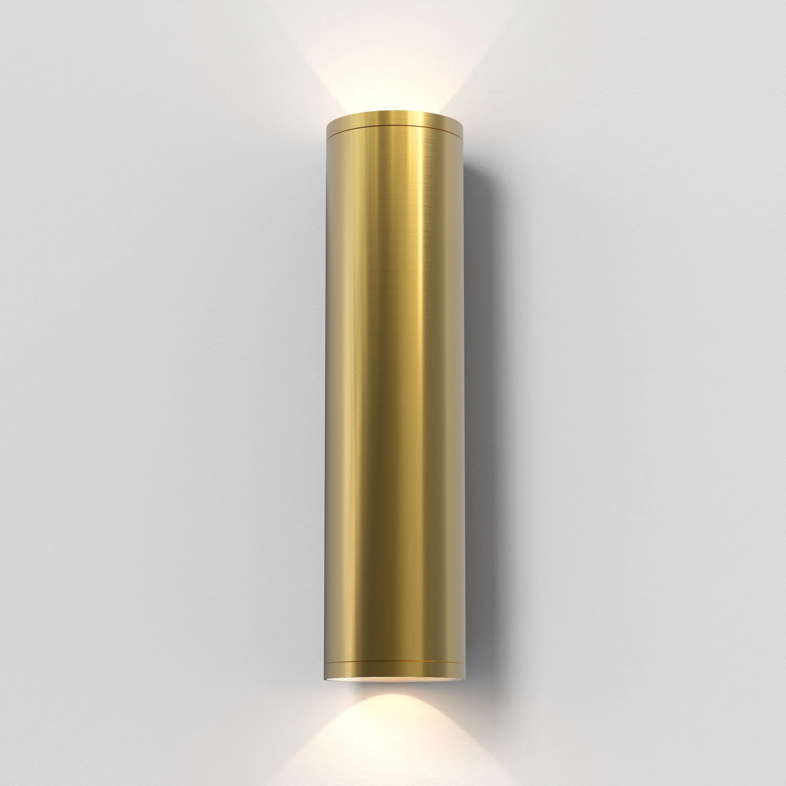 Ava 1/2Lt Coastal Coastal Wall Light in Brushed Stainless Steel/PVD Brushed Brass GU10 IP44 - Image 24