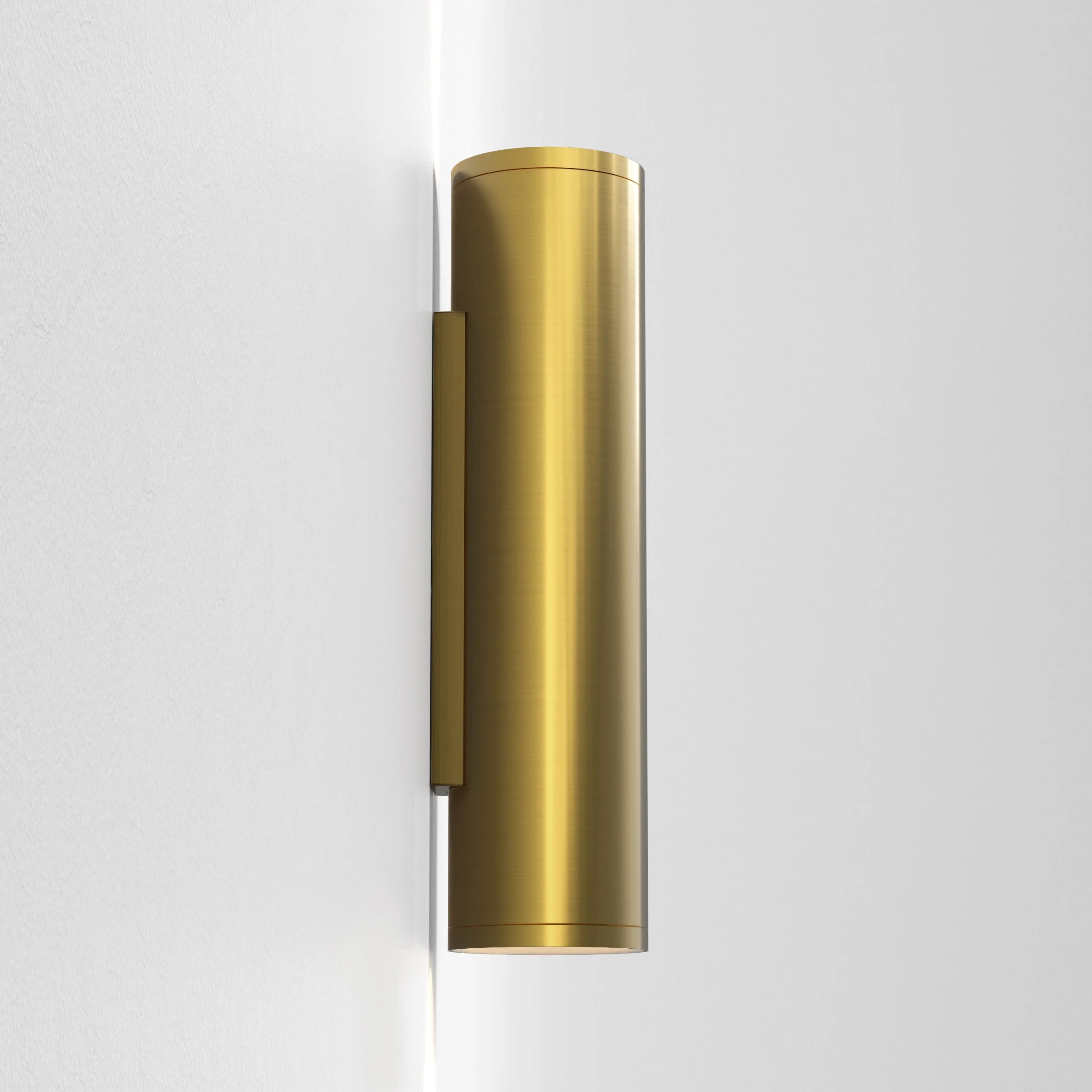Ava 1/2Lt Coastal Coastal Wall Light in Brushed Stainless Steel/PVD Brushed Brass GU10 IP44 - Image 25
