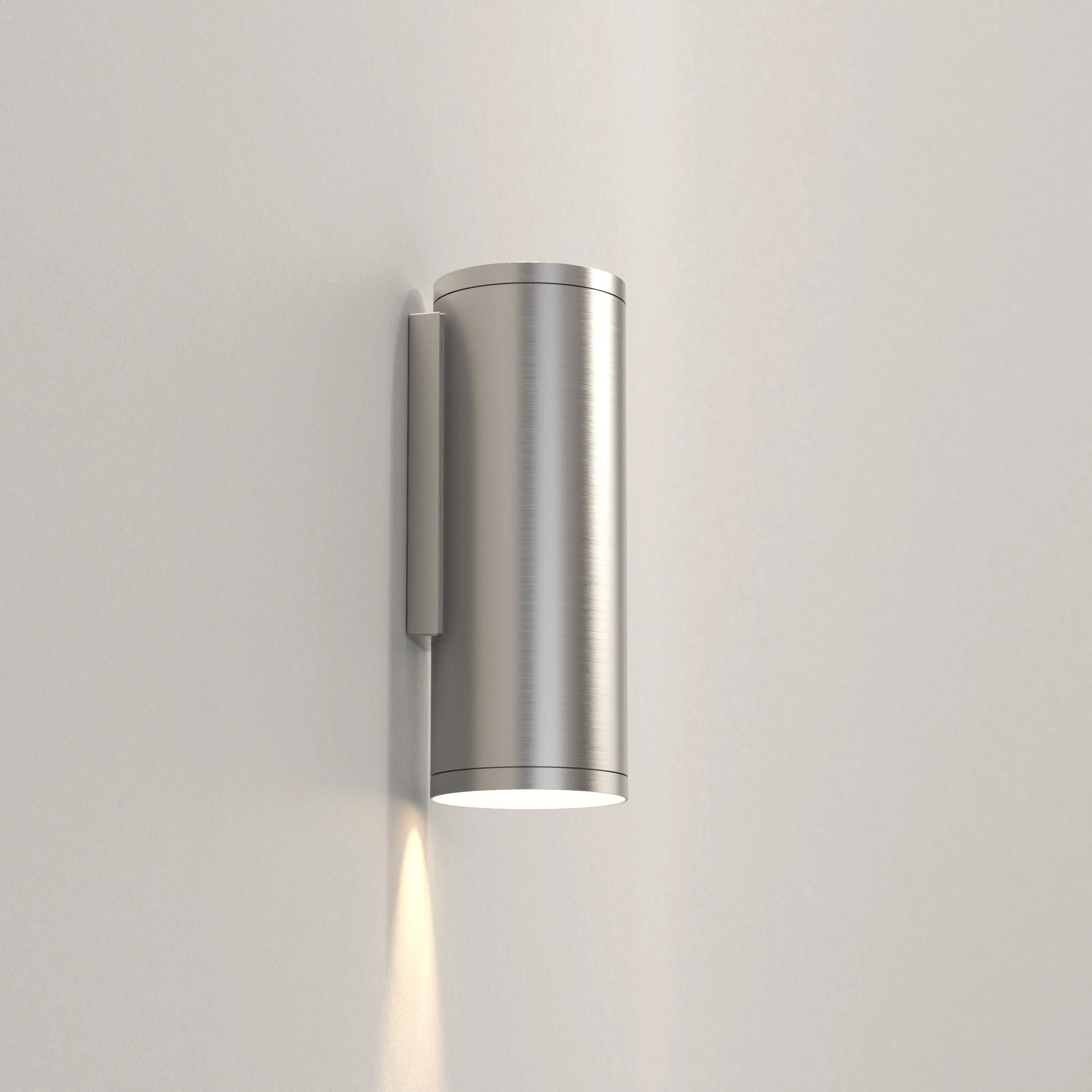 Ava 1/2Lt Coastal Coastal Wall Light in Brushed Stainless Steel/PVD Brushed Brass GU10 IP44 - Image 3