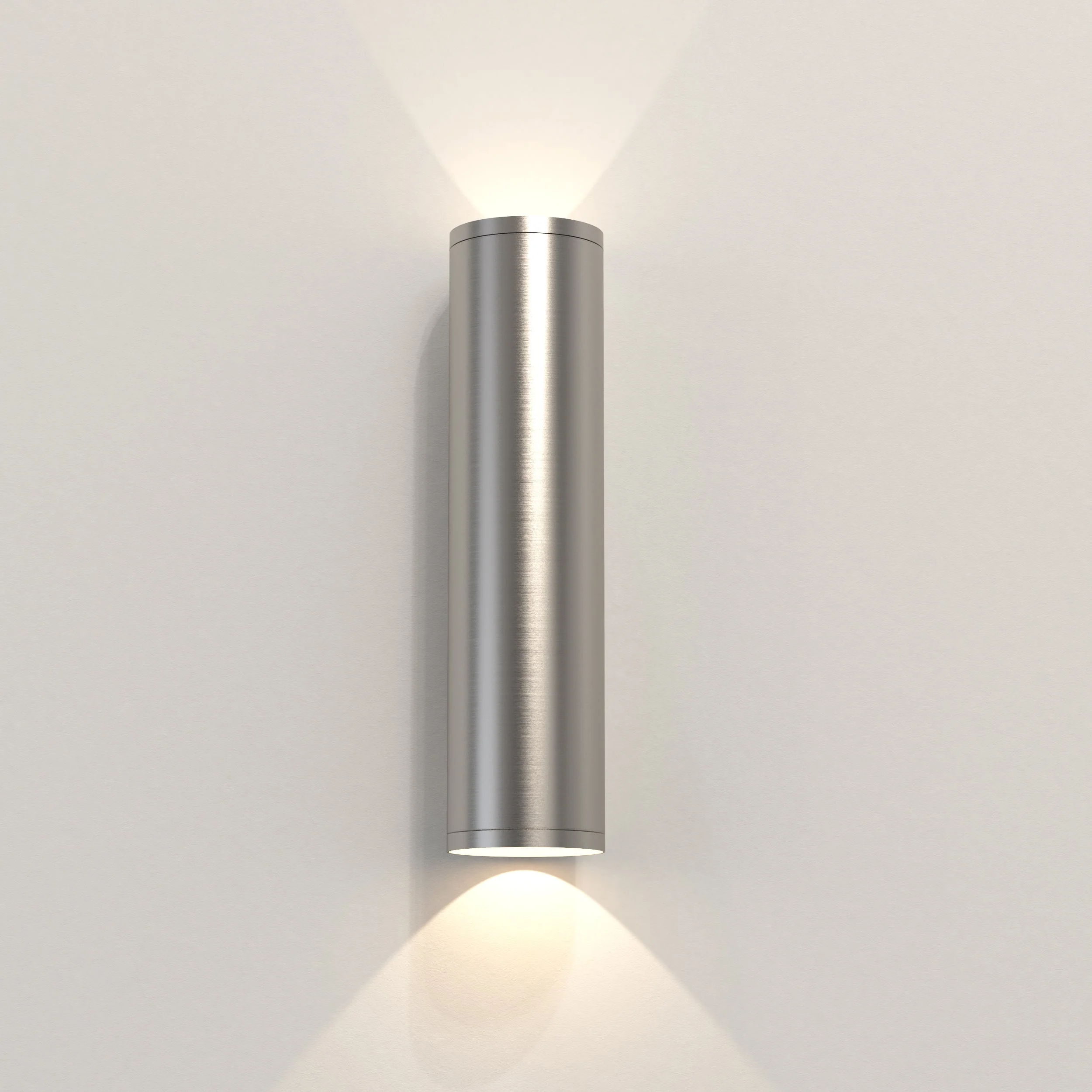 Ava 1/2Lt Coastal Coastal Wall Light in Brushed Stainless Steel/PVD Brushed Brass GU10 IP44 - Image 7