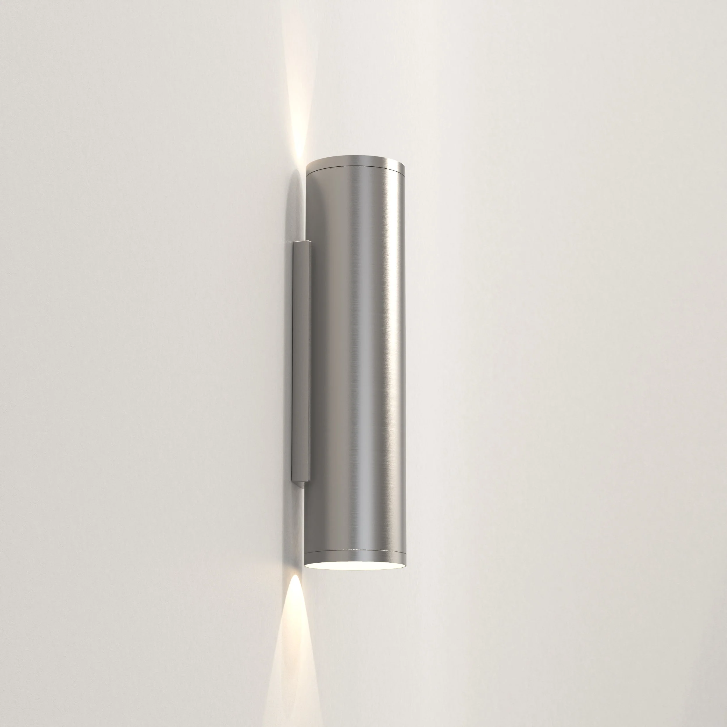 Ava 1/2Lt Coastal Coastal Wall Light in Brushed Stainless Steel/PVD Brushed Brass GU10 IP44 - Image 8