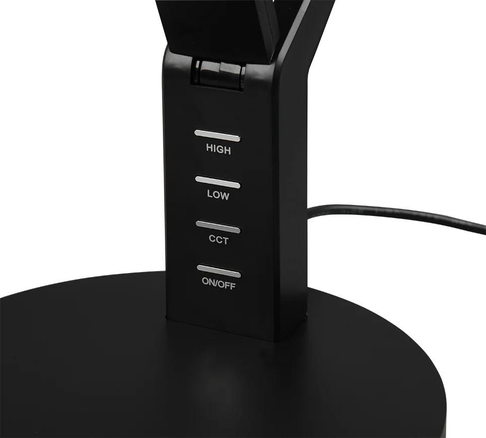 Ava Phone Charger Table Lamp - Black/White - Image 2