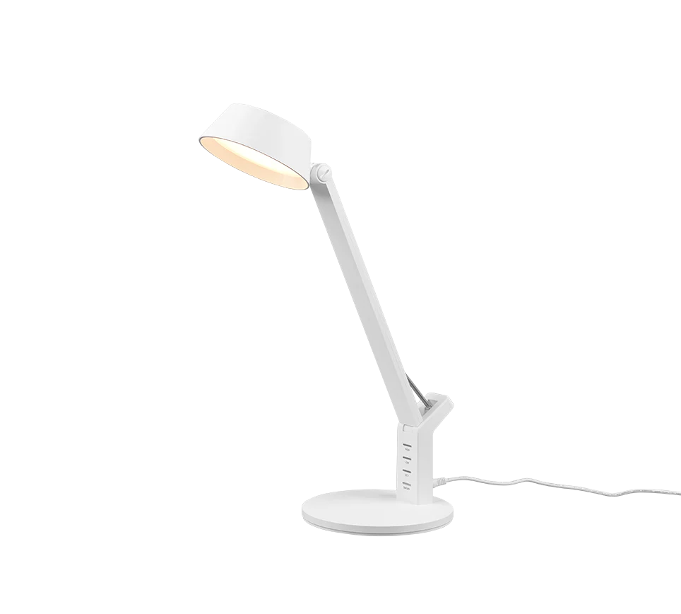Ava Phone Charger Table Lamp - Black/White - Image 7