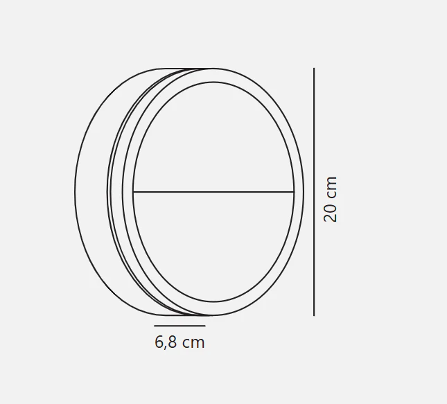 Ava Smart Ceiling/ Wall light- Black/ Grey Finish - Image 4