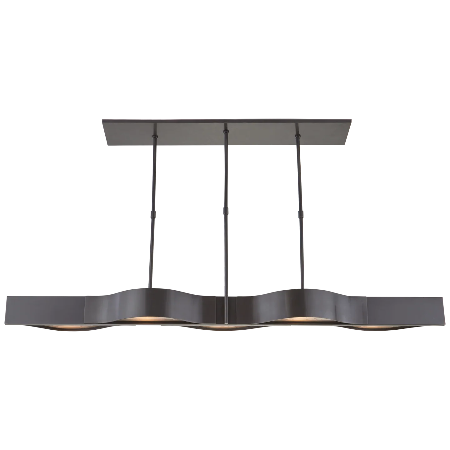 Avant Large Linear Pendant- Bronze/ Antique Brass Finishes - Image 2