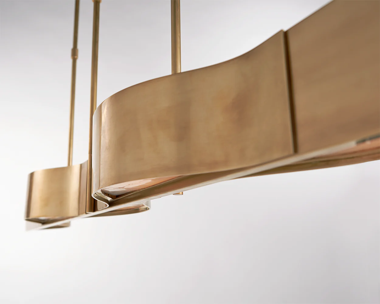 Avant Large Linear Pendant- Bronze/ Antique Brass Finishes - Image 5