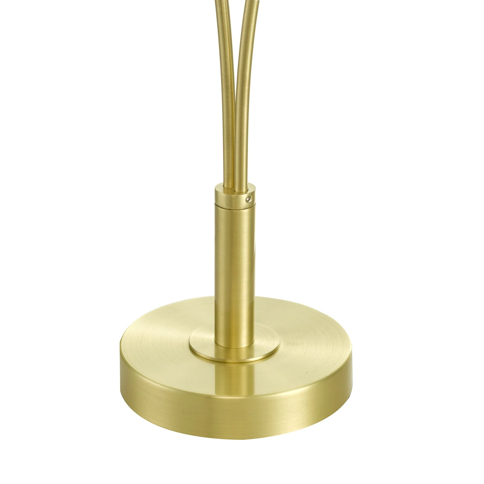 Avari 2 Light Table Lamp Satin Brass Glass  G9 - Image 3