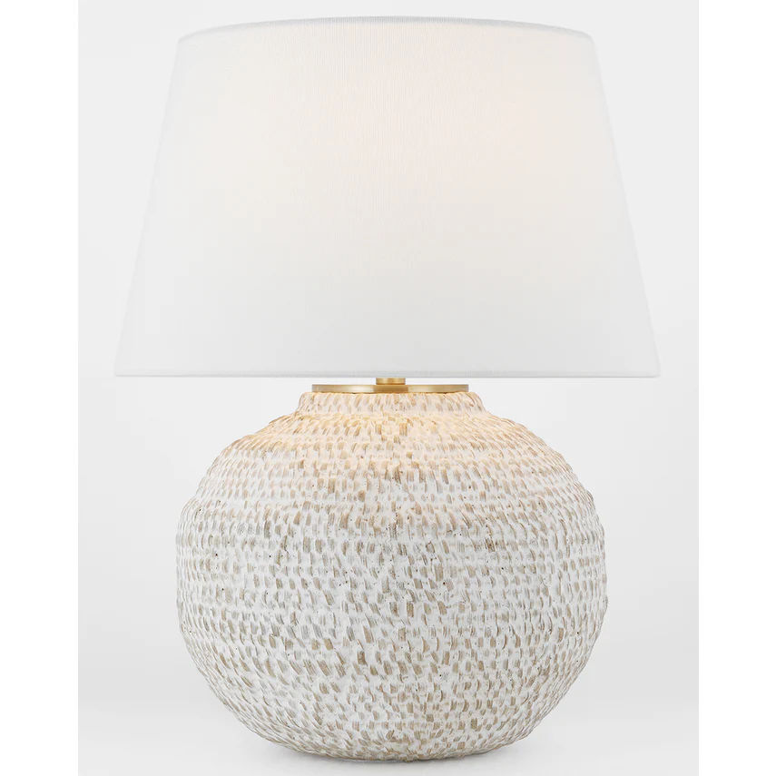 Avedon Table Lamp- Natural & Plaster White Rattan Finishes - Image 6