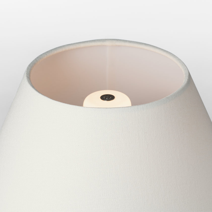 Avedon Table Lamp- Natural & Plaster White Rattan Finishes - Image 8