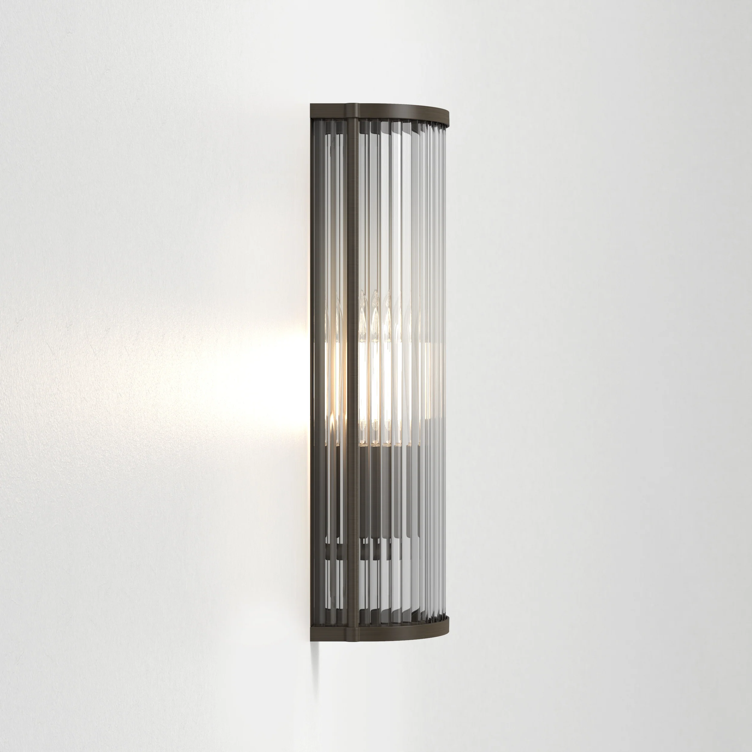Avignon Round 375/525 Indoor Wall Light - Bronze/Antique Brass Finish - Image 4