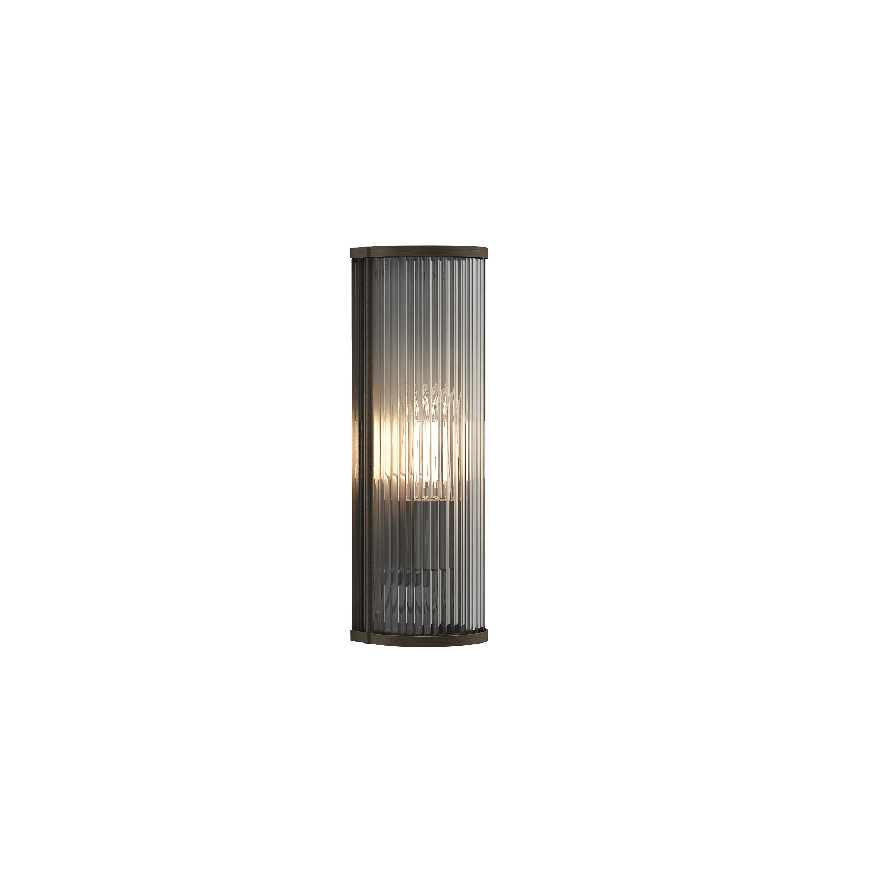 Avignon Round 375/525 Indoor Wall Light - Bronze/Antique Brass Finish - Image 5
