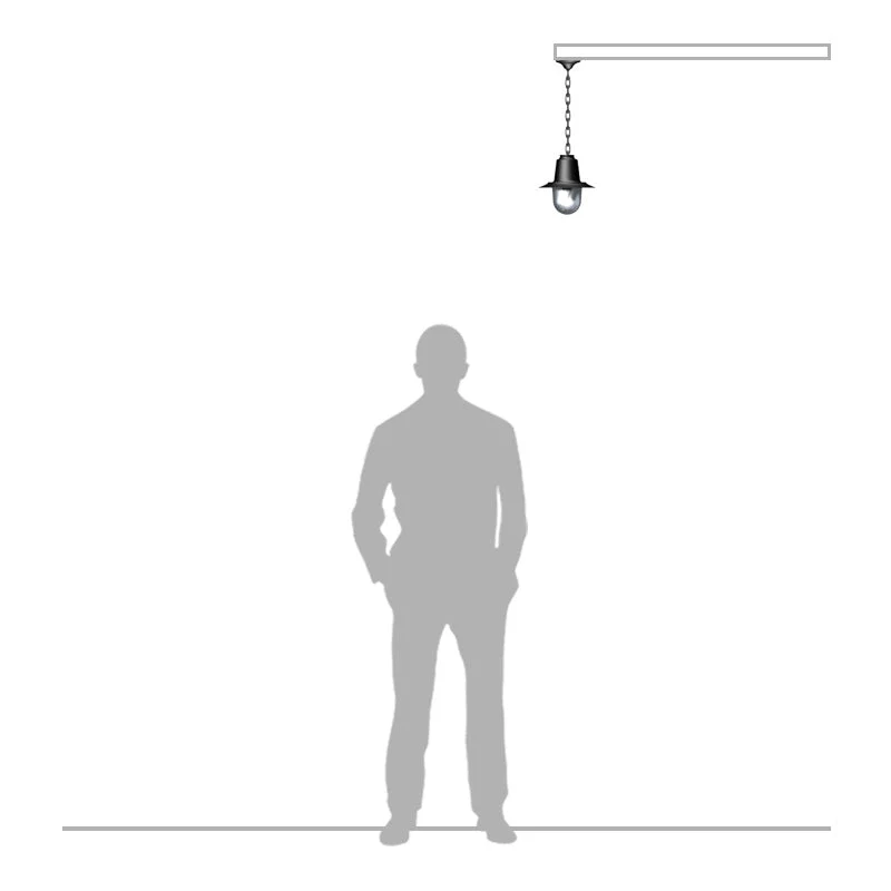 Avonshire Railway Style 1Lt Outdoor Pendant - Cast Iron/Copper - Image 11