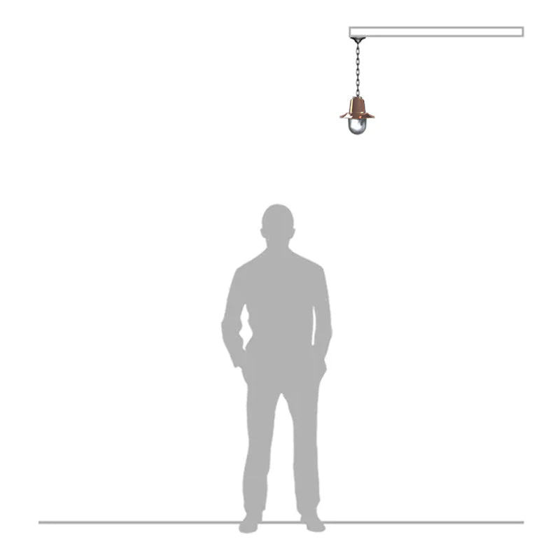 Avonshire Railway Style 1Lt Outdoor Pendant - Cast Iron/Copper - Image 12
