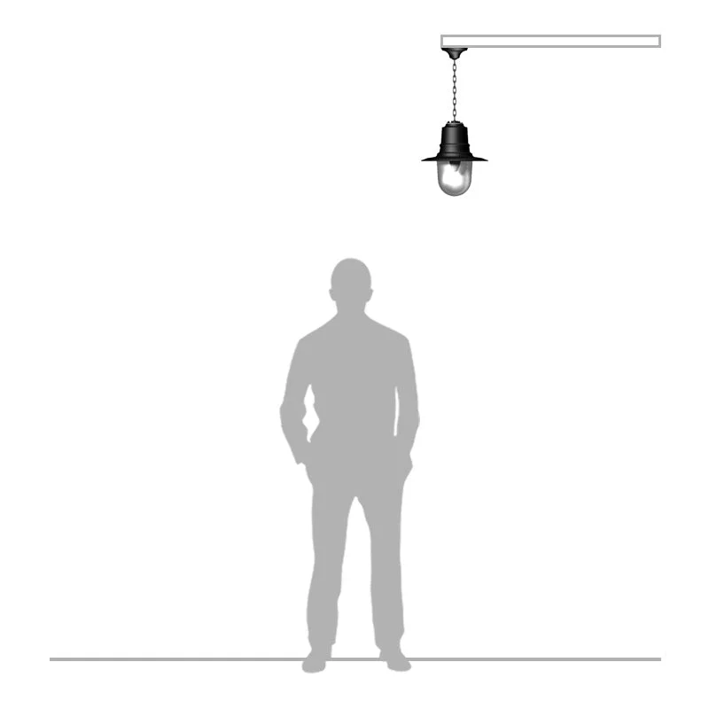 Avonshire Railway Style 1Lt Outdoor Pendant - Cast Iron/Copper - Image 13