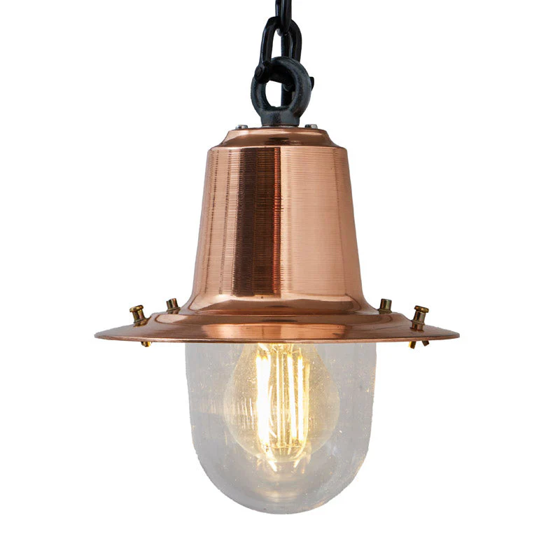 Avonshire Railway Style 1Lt Outdoor Pendant - Cast Iron/Copper - Image 2