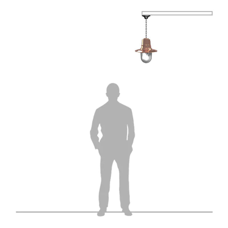 Avonshire Railway Style 1Lt Outdoor Pendant - Cast Iron/Copper - Image 22