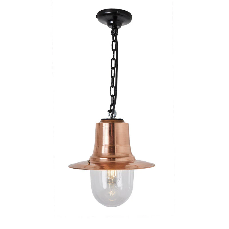 Avonshire Railway Style 1Lt Outdoor Pendant - Cast Iron/Copper - Image 3