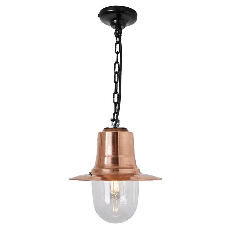 Avonshire Railway Style 1Lt Outdoor Pendant - Cast Iron/Copper - Image 6