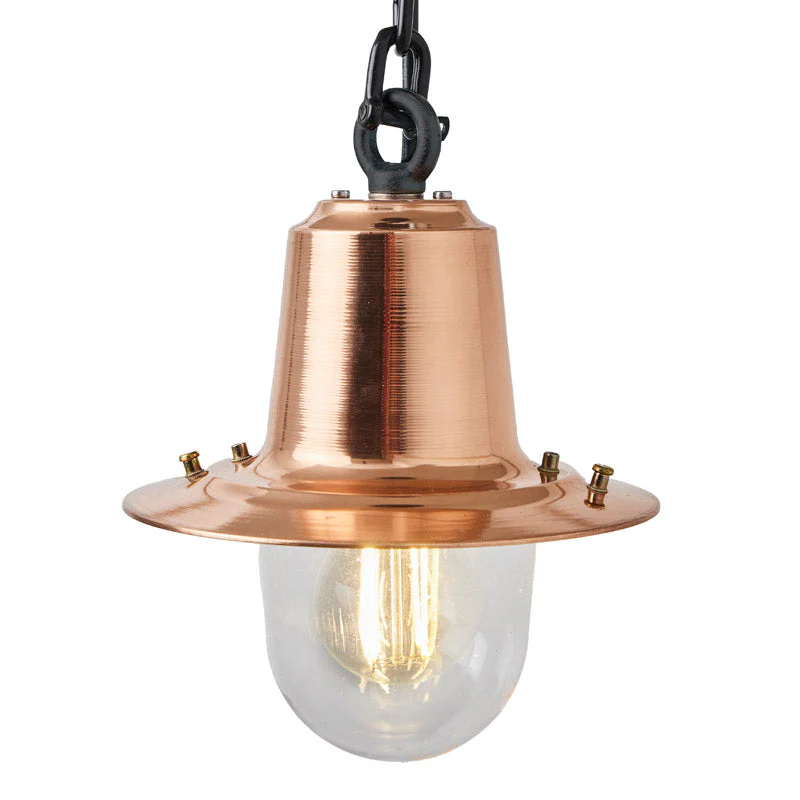Avonshire Railway Style 1Lt Outdoor Pendant - Cast Iron/Copper - Image 8