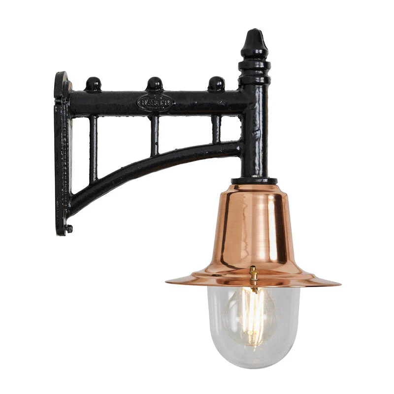 Avonshire 1Lt Outdoor Wall Light - Copper - Image 8