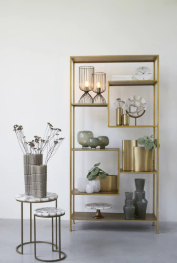 Axat Side Table- Antique Bronze/ Brown Black Finishes - Image 11