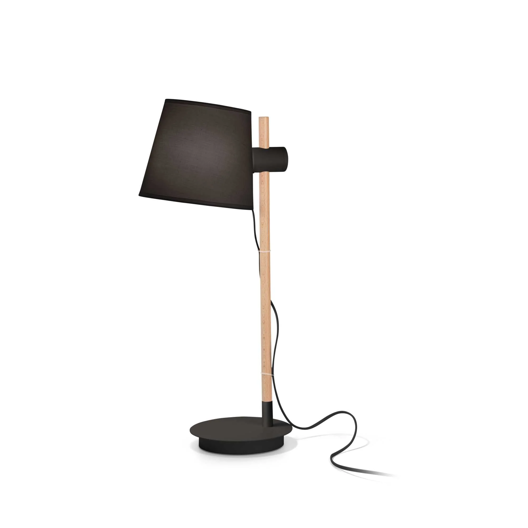 Axel Table Lamps - White/Black Finish - Image 2