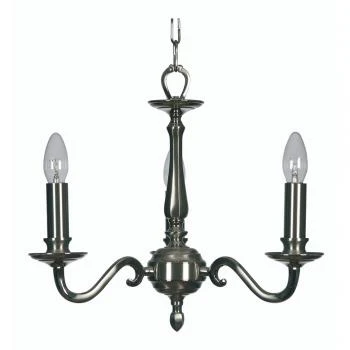 Aylesbury 3 Ceiling Light- Polished Gold & Nickel Finishes