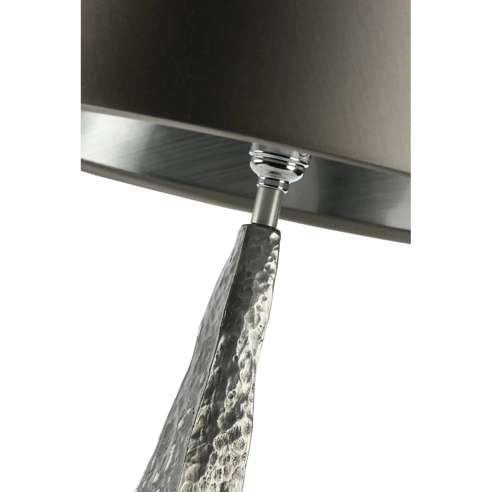 Aztec Table Lamp Copper/Pewter Base Only E27 - Image 4