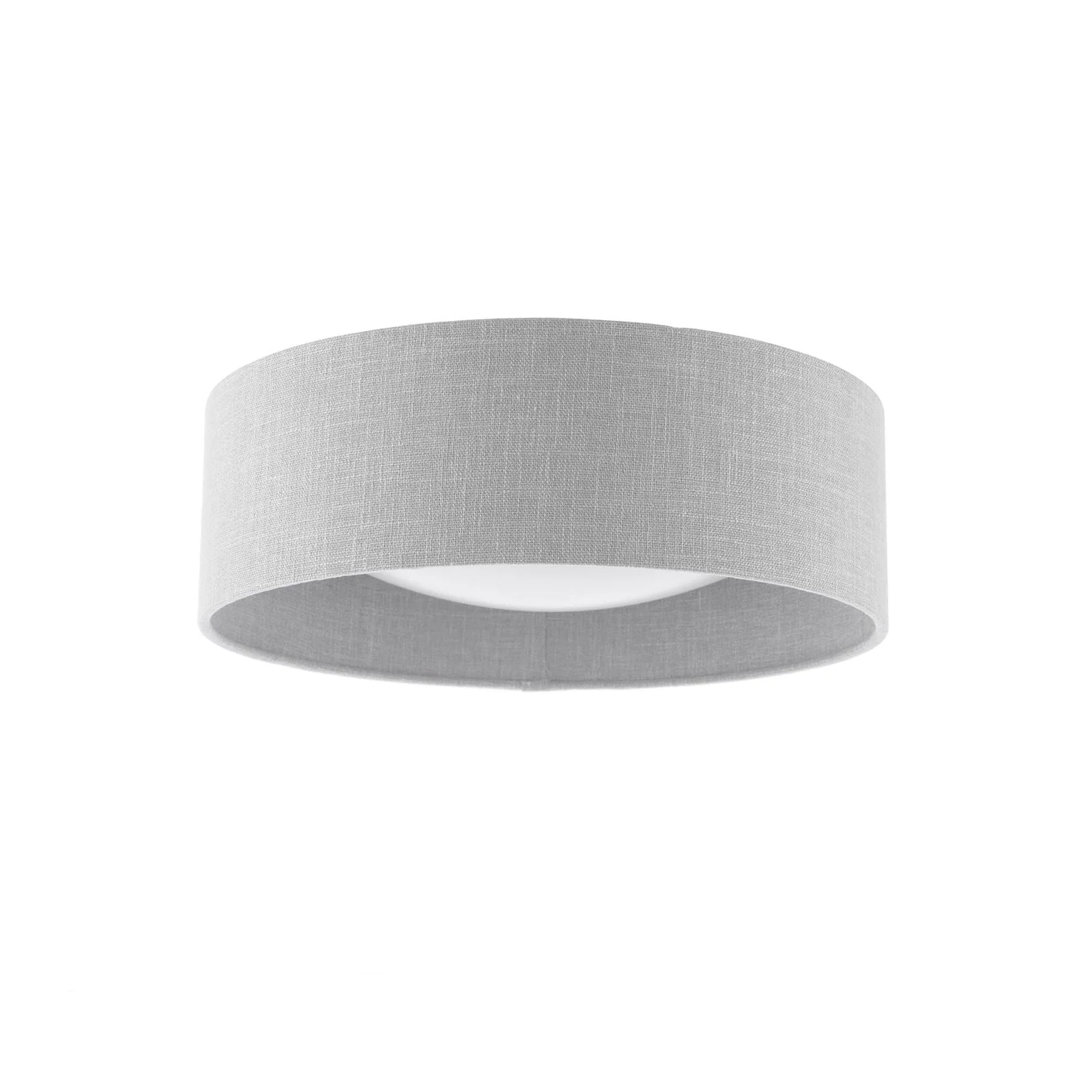 Bacall 2 Light Flush Natural/Silver Shade - Image 2