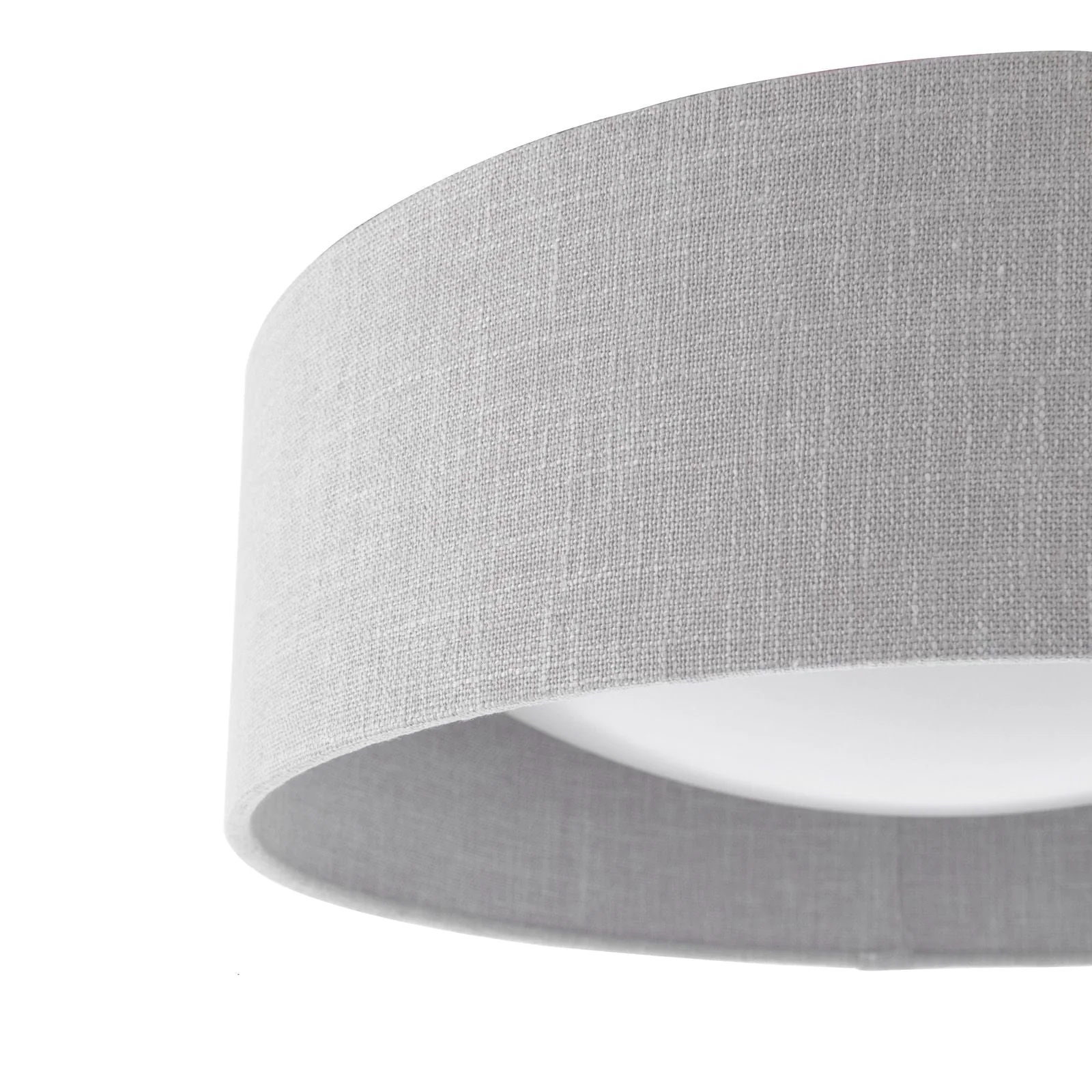 Bacall 2 Light Flush Natural/Silver Shade - Image 4