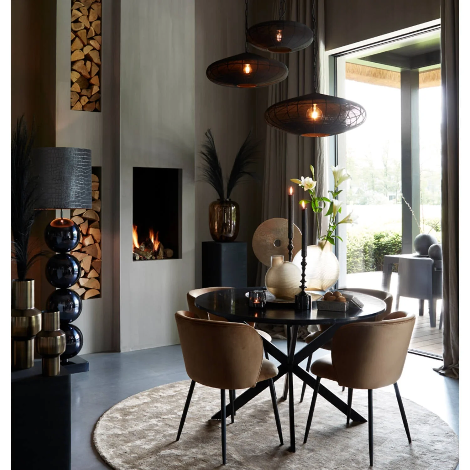 Bahoto Hanging Pendant - Various Colours & Finishes - Image 10