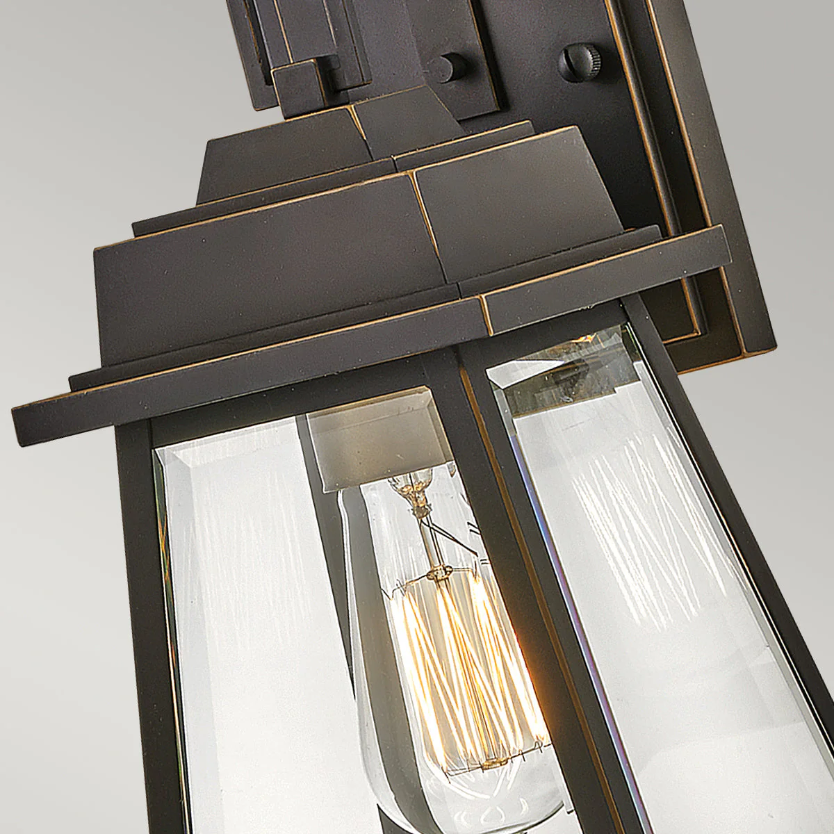 Bainbridge Small/Medium Wall Lantern - Oil Rubbed Bronze Finish - Image 3