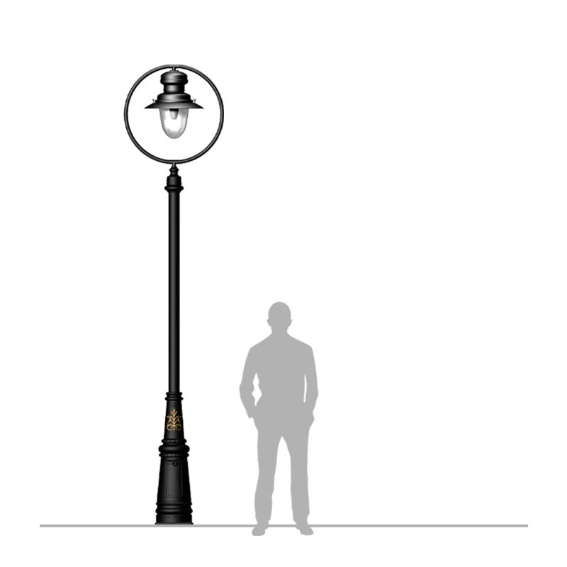 Bairnsdale 1Lt Lamp Post - Cast Iron/Copper - Image 6