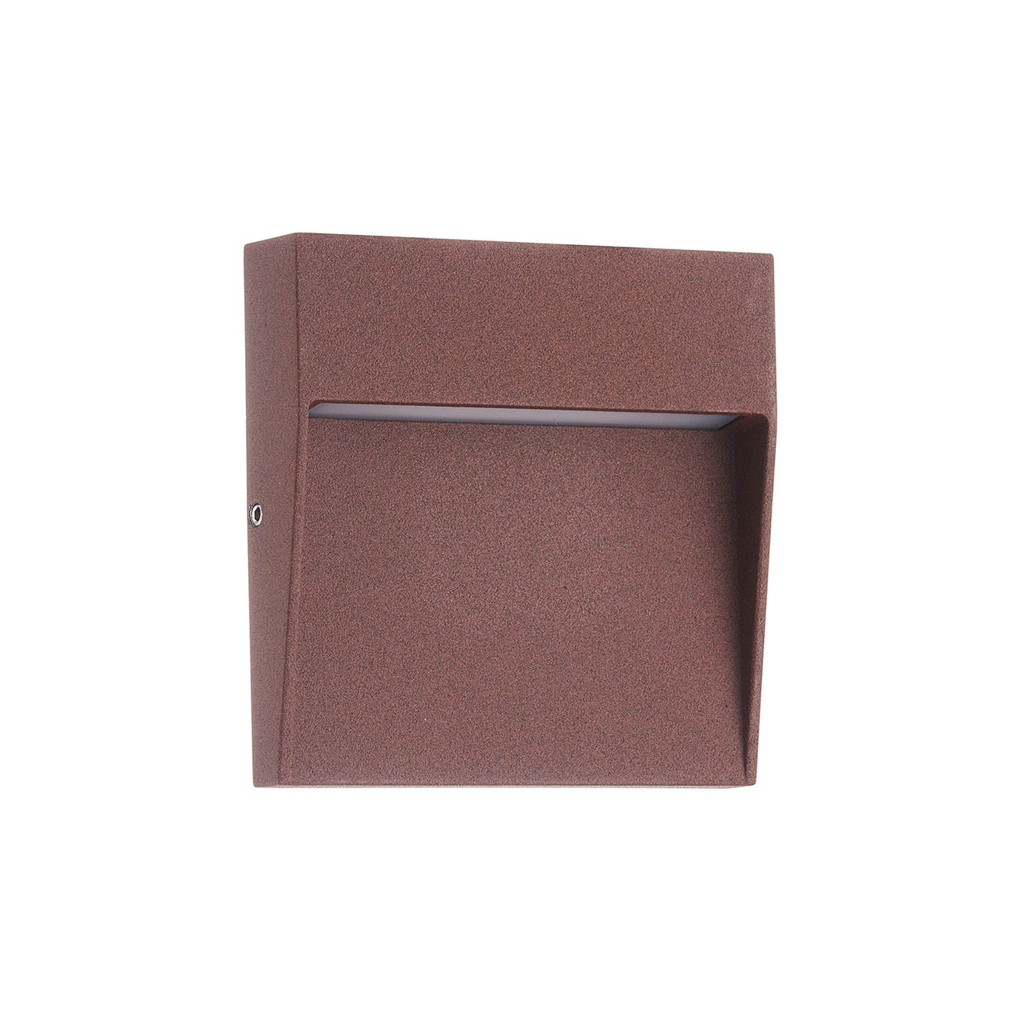 Baker Outdoor Wall Lamp Small/Medium Square IP54, Sand White, Anthracite, Rust Brown - Image 3