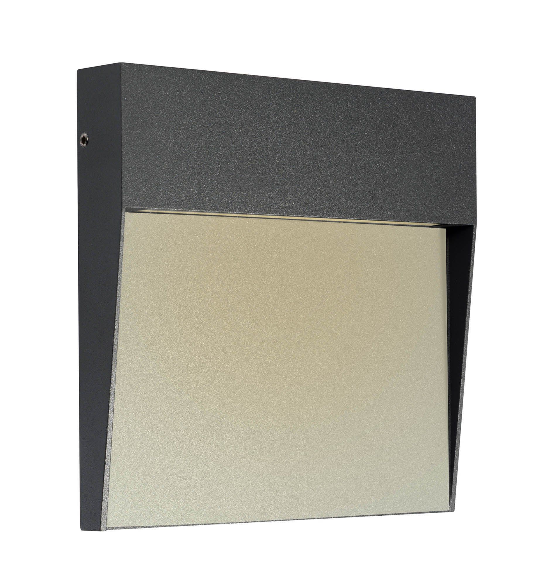 Baker Outdoor Wall Lamp Small/Medium Square IP54, Sand White, Anthracite, Rust Brown - Image 4